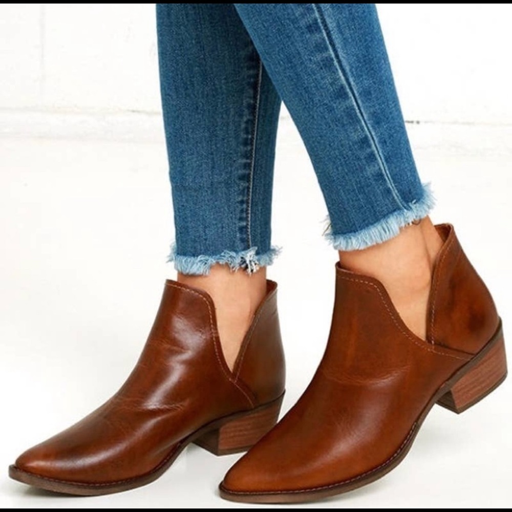 Steve Madden Leather Ankle Boots